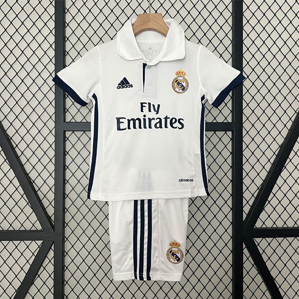 Camiseta Real Madrid 1st Retro Niño 2016 2017